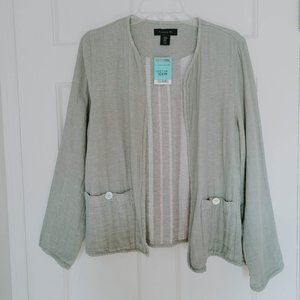 NWT: Tahari Sage Green Jacket Size Medium